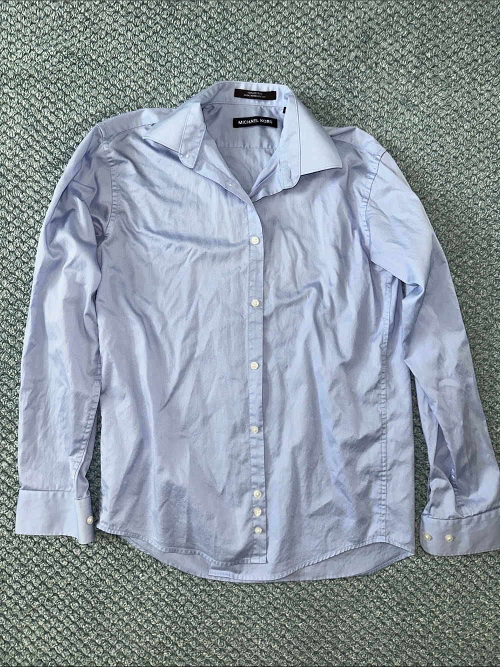 Michael Kors Light Blue Button-Down Shirt